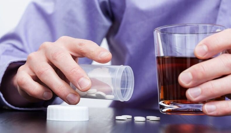 Antibiotica en alcohol zijn onverenigbaar!